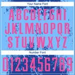 Rosa-Hellblau Fußballuniform Royal Sublimation Jersey Custom Rosa-Hellblau Fußballuniform Royal Sublimation Jersey Custom