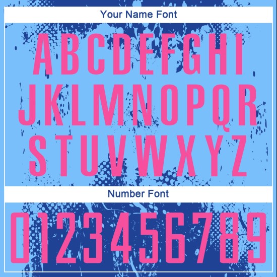 Rosa-Hellblau Fußballuniform Royal Sublimation Jersey Custom Rosa-Hellblau Fußballuniform Royal Sublimation Jersey Custom