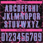 Jersey Custom Uniform Blau-Rosa Schwarz Licht Sublimation Fußball Jersey Custom Uniform Blau-Rosa Schwarz Licht Sublimation Fußball