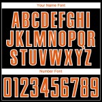 Custom Bay Fußballuniform Sublimationstrikot Orange-Weiß Afrikanisches Muster Schwarz Custom Bay Fußballuniform Sublimationstrikot Orange-Weiß Afrikanisches Muster Schwarz