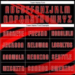 Trikot Sublimation Fußball Schwarz Uniform Rot-Weiß Custom Trikot Sublimation Fußball Schwarz Uniform Rot-Weiß Custom