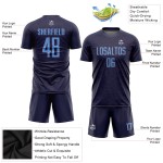 Uniform Trikot Lila Fußball Sublimation Benutzerdefinierte Blaues Licht Uniform Trikot Lila Fußball Sublimation Benutzerdefinierte Blaues Licht