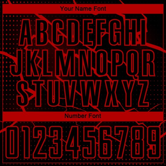 Schwarze Sublimation Fußball Rot Uniform Lightning Custom Jersey Schwarze Sublimation Fußball Rot Uniform Lightning Custom Jersey