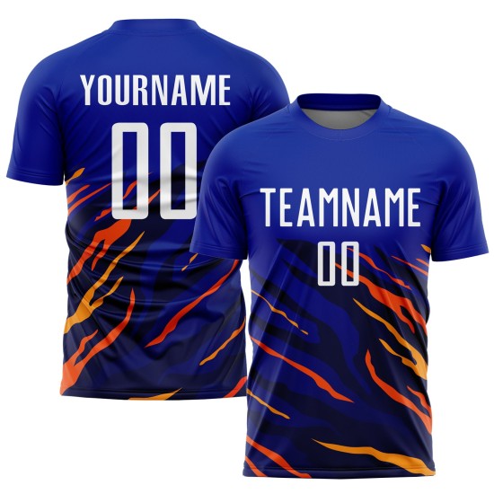 Gelb-Schwarz Weiß Fußball Sublimation Royal Jersey Uniform Custom Gelb-Schwarz Weiß Fußball Sublimation Royal Jersey Uniform Custom
