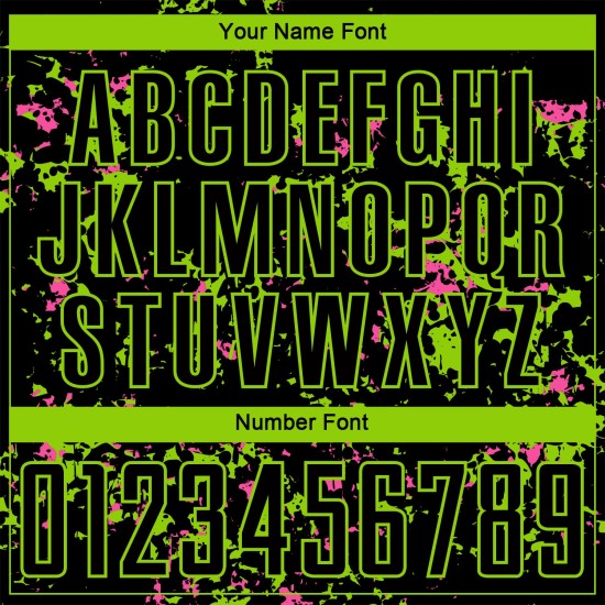 Abstrakte Jersey Uniform Kunst Fußball Neon Sublimation Grün-Pink Fragment Custom Schwarz Abstrakte Jersey Uniform Kunst Fußball Neon Sublimation Grün-Pink Fragment Custom Schwarz