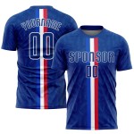 Royal Sublimation Custom Fußball Uniform Trikot Royal-Rot Royal Sublimation Custom Fußball Uniform Trikot Royal-Rot