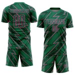 Uniform Kelly Sublimation Fußball Lightning Pink Grün Custom Jersey Uniform Kelly Sublimation Fußball Lightning Pink Grün Custom Jersey