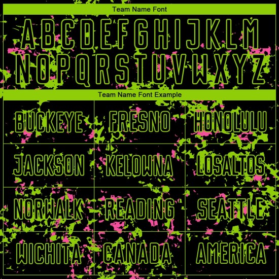 Abstrakte Jersey Uniform Kunst Fußball Neon Sublimation Grün-Pink Fragment Custom Schwarz Abstrakte Jersey Uniform Kunst Fußball Neon Sublimation Grün-Pink Fragment Custom Schwarz