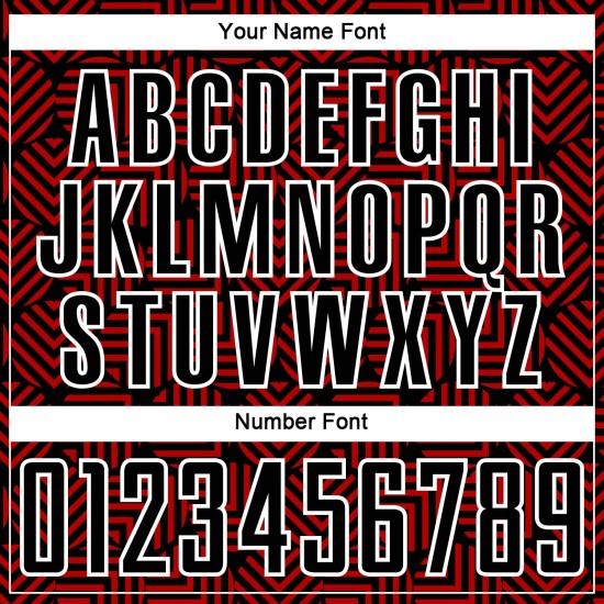 Geometrische Uniform Sublimation Rot-Weiß Schwarz Fußball Abstrakte Formen Custom Jersey Geometrische Uniform Sublimation Rot-Weiß Schwarz Fußball Abstrakte Formen Custom Jersey