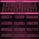 Jersey Custom Schwarz Fußball Uniform Rosa Geometrische Sublimation Linien Jersey Custom Schwarz Fußball Uniform Rosa Geometrische Sublimation Linien