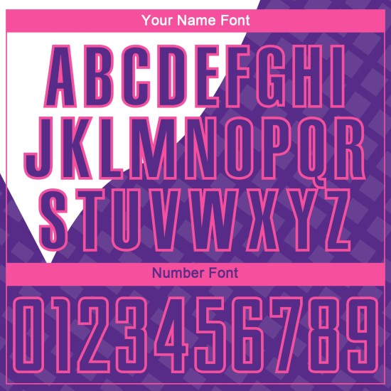 Uniform Linien Fußball Custom Jersey Rosa-Weiß Lila Kurve Sublimation Uniform Linien Fußball Custom Jersey Rosa-Weiß Lila Kurve Sublimation
