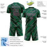Uniform Kelly Sublimation Fußball Lightning Pink Grün Custom Jersey Uniform Kelly Sublimation Fußball Lightning Pink Grün Custom Jersey