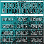 Benutzerdefinierte schwarz-weiß Fragment Uniform Kunst Teal abstrakte Jersey Sublimation Fußball Benutzerdefinierte schwarz-weiß Fragment Uniform Kunst Teal abstrakte Jersey Sublimation Fußball