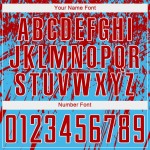 Rot-Weiß Fußball Blau Custom Uniform Sublimation Sky Jersey Rot-Weiß Fußball Blau Custom Uniform Sublimation Sky Jersey