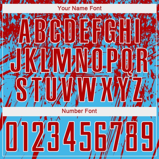 Rot-Weiß Fußball Blau Custom Uniform Sublimation Sky Jersey Rot-Weiß Fußball Blau Custom Uniform Sublimation Sky Jersey