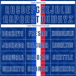 Royal Sublimation Custom Fußball Uniform Trikot Royal-Rot Royal Sublimation Custom Fußball Uniform Trikot Royal-Rot