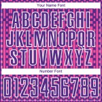 Fußball Formen Sublimation Uniform Custom Lila Rosa-Weiß Abstrakte Jersey Fußball Formen Sublimation Uniform Custom Lila Rosa-Weiß Abstrakte Jersey